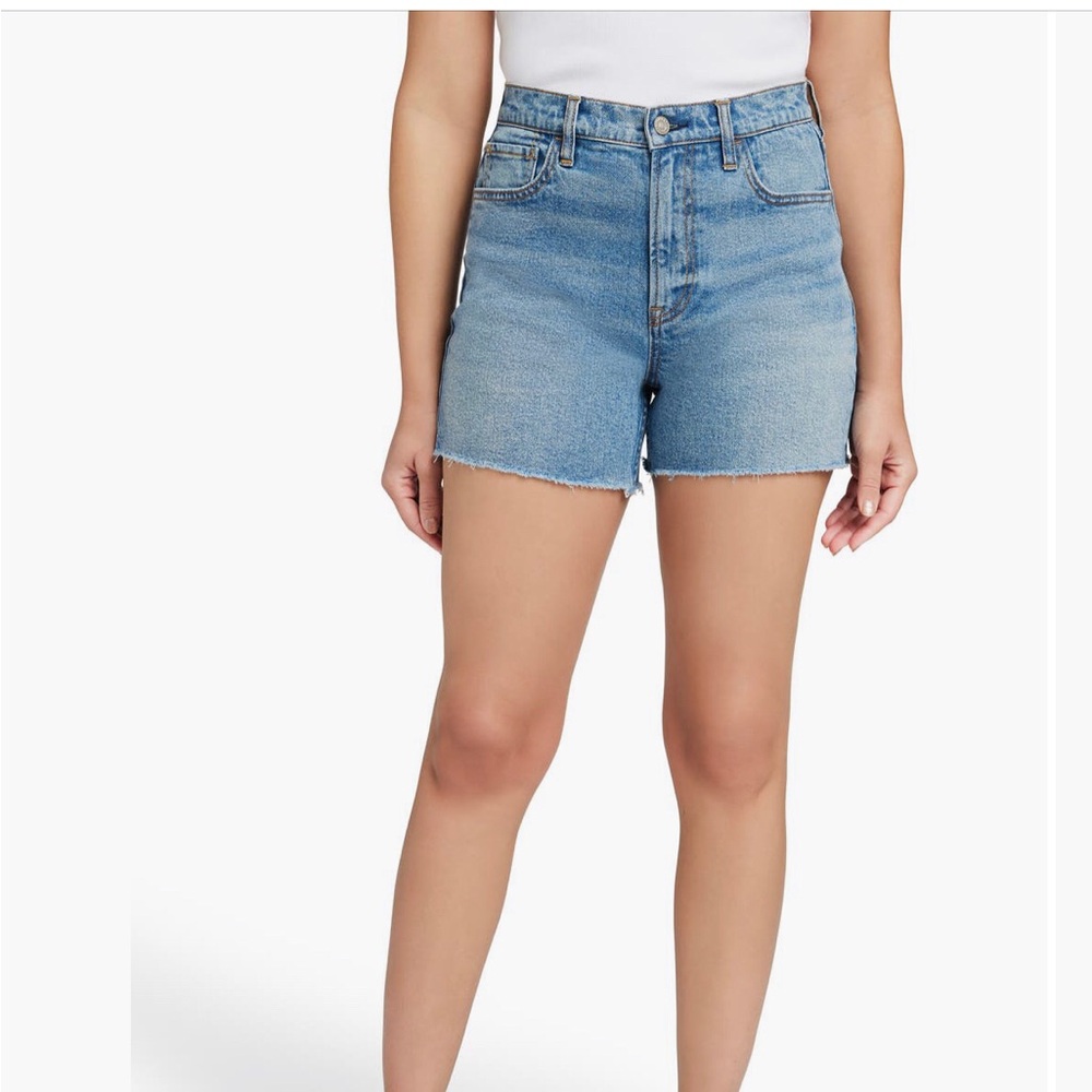 Faherty cutoff denim shorts, size 28